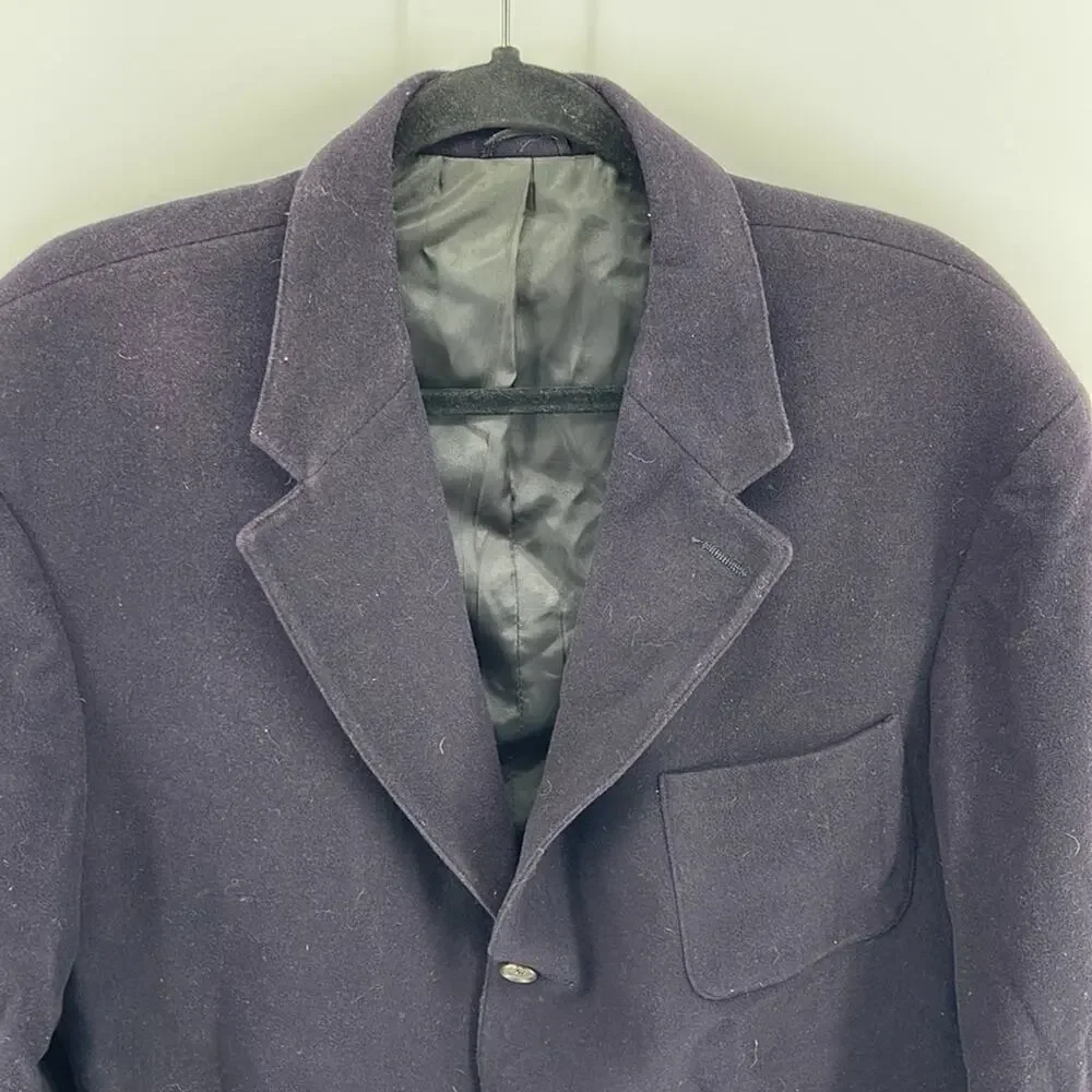 Vintage J. Crew Cashmere wool blend 3 button no vent sport coat blazer sz L